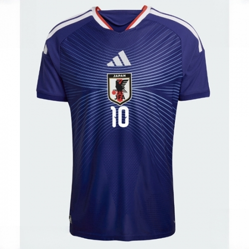 Japan Ritsu Doan #10 Men Home Stadium Shirt World Cup 2026 Short Sleeve - Image 2