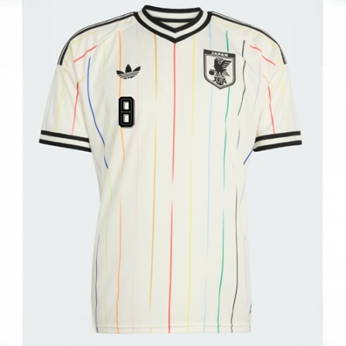 Japan Takumi Minamino #8 Men Away Stadium Shirt World Cup 2026 Short Sleeve - Image 2