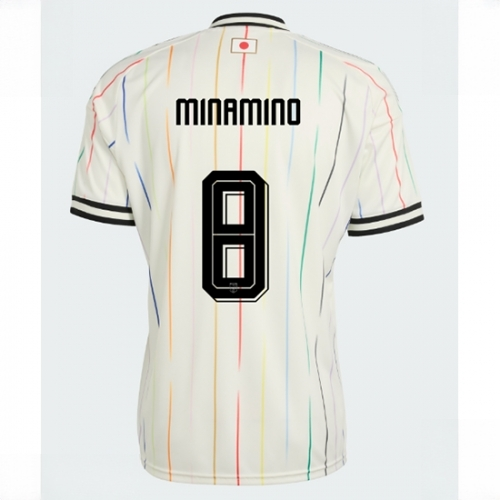 Japan Takumi Minamino #8 Men Away Stadium Shirt World Cup 2026 Short Sleeve