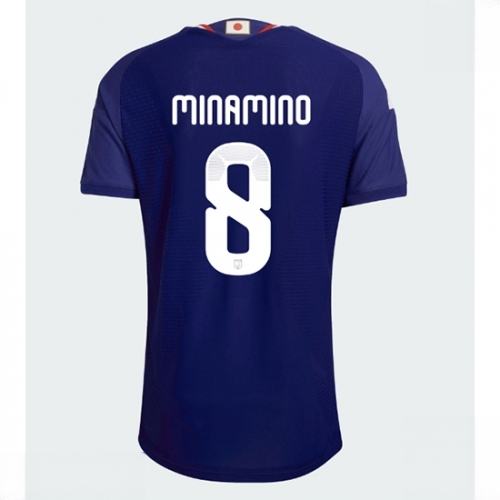 Japan Takumi Minamino #8 Men Home Stadium Shirt World Cup 2026 Short Sleeve
