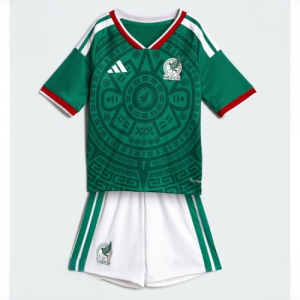 Mexico Cheap Home Stadium Kit for Kids World Cup 2026 Sale (+ pants)