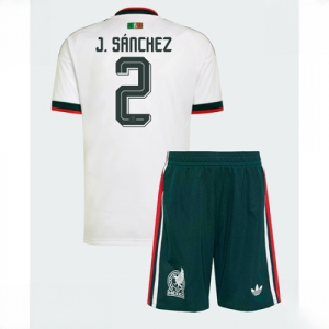 Mexico Jorge Sanchez #2 Cheap Away Stadium Kit for Kids World Cup 2026 Sale (+ pants)