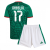 Mexico Orbelin Pineda #17 Cheap Home Stadium Kit for Kids World Cup 2026 Sale (+ pants)
