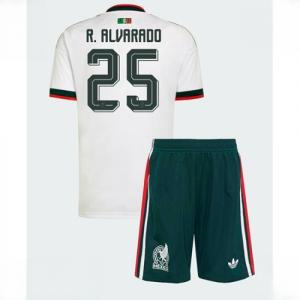 Mexico Roberto Alvarado #25 Cheap Away Stadium Kit for Kids World Cup 2026 Sale (+ pants)