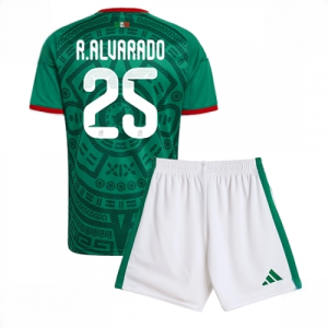 Mexico Roberto Alvarado #25 Cheap Home Stadium Kit for Kids World Cup 2026 Sale (+ pants)