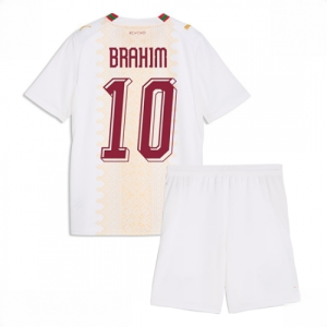 Morocco Brahim Diaz #10 Cheap Away Stadium Kit for Kids World Cup 2026 online (+ pants)