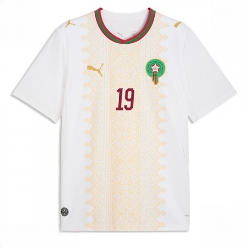 Morocco Youssef En-Nesyri #19 Men Away Stadium Shirt World Cup 2026 Short Sleeve - Image 2