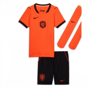 Cheap Netherlands World Cup 2026 Home Stadium Kit for Kids Sale (+ pants)
