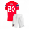 Norway Antonio Nusa #20 Cheap Home Stadium Kit for Kids World Cup 2026 Short Sleeve Top & Shorts