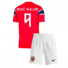 Norway Erling Haaland #9 Cheap Home Stadium Kit for Kids World Cup 2026 Short Sleeve Top & Shorts