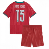 Portugal Joao Neves #15 Cheap Home Stadium Kit for Kids World Cup 2026 Soccer Jerseys