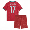 Portugal Rafael Leao #17 Cheap Home Stadium Kit for Kids World Cup 2026 Soccer Jerseys