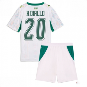 Senegal Habib Diallo #20 Cheap Home Stadium Kit for Kids World Cup 2026 For Sale