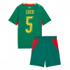 Senegal Idrissa Gueye #5 Cheap Away Stadium Kit for Kids World Cup 2026 For Sale