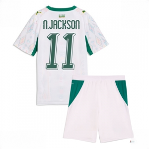Senegal Nicolas Jackson #11 Cheap Home Stadium Kit for Kids World Cup 2026 For Sale
