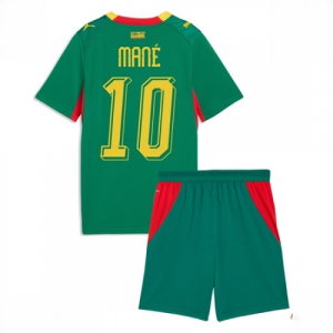 Senegal Sadio Mane #10 Cheap Away Stadium Kit for Kids World Cup 2026 For Sale