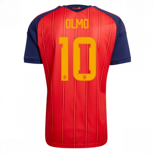 Cheap Spain World Cup Jersey 2026 Home Dani Olmo #10 For Men
