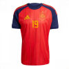 Spain World Cup 2026 Jersey Lamine Yamal #19 Men Home Stadium Shirt Short Sleeve