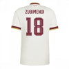 Spain World Cup 2026 Away Jerseys Martin Zubimendi #18 Men's Short Sleeve