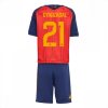 Spain Mikel Oyarzabal #21 Cheap Home Stadium Kit for Kids World Cup 2026 Soccer Jerseys