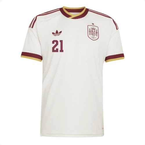 Spain World Cup 2026 Away Stadium Shirt Mikel Oyarzabal #21 Men For Sale