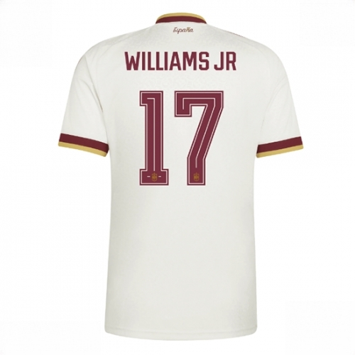 Spain Nico Williams #17 Men Away Stadium Shirt World Cup 2026 Short Sleeve