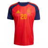 Buy Spain World Cup 2026 Pedri Gonzalez #20 Men Home Stadium Shirt Short Sleeve