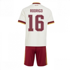 Spain Rodri Hernandez #16 Cheap Away Stadium Kit for Kids World Cup 2026 Soccer Jerseys