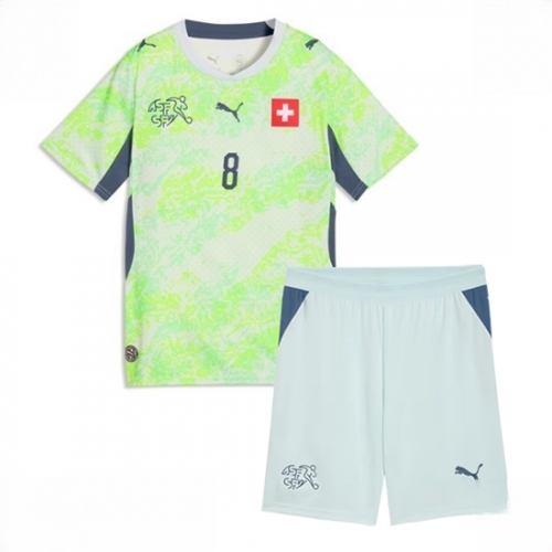 Switzerland Remo Freuler #8 Cheap Away Stadium Kit for Kids World Cup 2026 Sale (+ pants) - Image 2