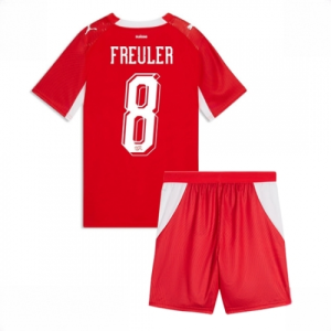 Switzerland Remo Freuler #8 Cheap Home Stadium Kit for Kids World Cup 2026 Sale (+ pants)