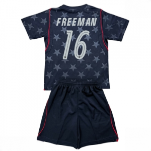United States Alex Freeman #16 Cheap Away Stadium Kit for Kids World Cup 2026 Sale (+ pants)