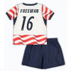 United States Alex Freeman #16 Cheap Home Stadium Kit for Kids World Cup 2026 Sale (+ pants)