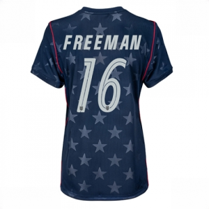 United States Alex Freeman #16 Soccer Jerseys Away Stadium Shirt for Women World Cup 2026 Short Sleeve