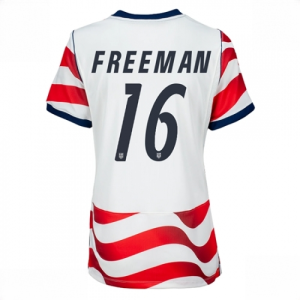 United States Alex Freeman #16 Soccer Jerseys Home Stadium Shirt for Women World Cup 2026 Short Sleeve