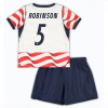 United States Antonee Robinson #5 Cheap Home Stadium Kit for Kids World Cup 2026 Sale (+ pants)
