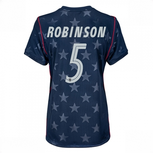 United States Antonee Robinson #5 Soccer Jerseys Away Stadium Shirt for Women World Cup 2026 Short Sleeve