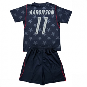 United States Brenden Aaronson #11 Cheap Away Stadium Kit for Kids World Cup 2026 Sale (+ pants)