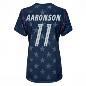 United States Brenden Aaronson #11 Soccer Jerseys Away Stadium Shirt for Women World Cup 2026 Short Sleeve