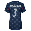 United States Chris Richards #3 Soccer Jerseys Away Stadium Shirt for Women World Cup 2026 Short Sleeve