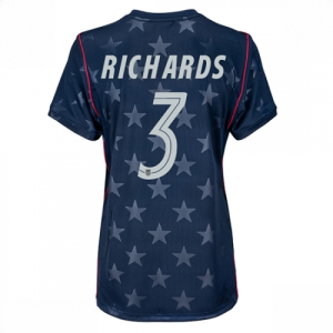 United States Chris Richards #3 Soccer Jerseys Away Stadium Shirt for Women World Cup 2026 Short Sleeve
