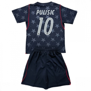 United States Christian Pulisic #10 Cheap Away Stadium Kit for Kids World Cup 2026 Sale (+ pants)