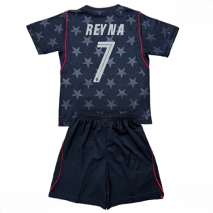 United States Giovanni Reyna #7 Cheap Away Stadium Kit for Kids World Cup 2026 Sale (+ pants)