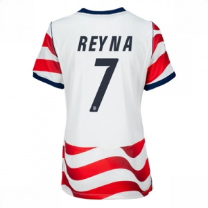 United States Giovanni Reyna #7 Soccer Jerseys Home Stadium Shirt for Women World Cup 2026 Short Sleeve