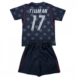 United States Malik Tillman #17 Cheap Away Stadium Kit for Kids World Cup 2026 Sale (+ pants)