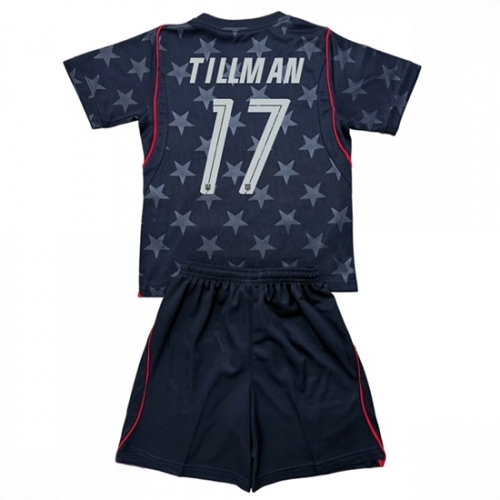 United States Malik Tillman #17 Cheap Away Stadium Kit for Kids World Cup 2026 Sale (+ pants)