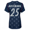 United States Patrick Agyemang #25 Soccer Jerseys Away Stadium Shirt for Women World Cup 2026 Short Sleeve
