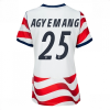 United States Patrick Agyemang #25 Soccer Jerseys Home Stadium Shirt for Women World Cup 2026 Short Sleeve