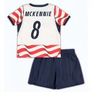 United States Weston McKennie #8 Cheap Home Stadium Kit for Kids World Cup 2026 Sale (+ pants)