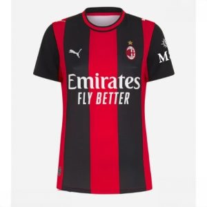 Buy Women AC Milan Cheap Home Stadium Shirt 2026-27 black and red For Sale Women AC Milan Cheap Home Stadium Shirt 2026-27 black and red