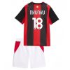Buy AC Milan Christopher Nkunku #18 Cheap Home Stadium Kit for Kids 2026-27 Football shirts sale 3 For Sale AC Milan Christopher Nkunku #18 Cheap Home Stadium Kit for Kids 2026-27 Football shirts sale 3